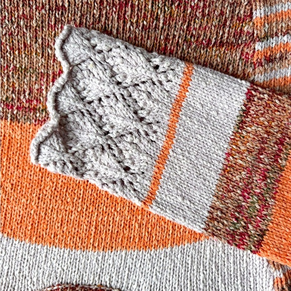 Free People Colorblock Spring Hooded Sweater Size Small - Picture 5 of 6